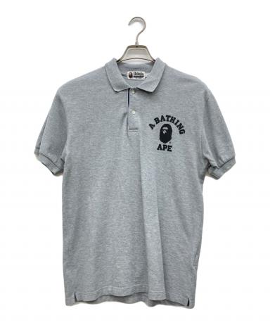 中古・古着通販】A BATHING APE (アベイシングエイプ) ロゴポロシャツ