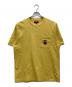 stussy（ステューシー）の古着「8ボール刺繍ポケットTシャツ」｜イエロー