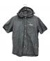 stussy（ステューシー）の古着「リネン混半袖シャツパーカー」｜グレー