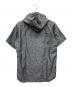 stussy (ステューシー) リネン混半袖シャツパーカー グレー サイズ:M：6000円
