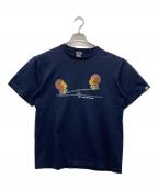 A BATHING APEアベイシングエイプ）の古着「プリントTシャツ」｜ネイビー