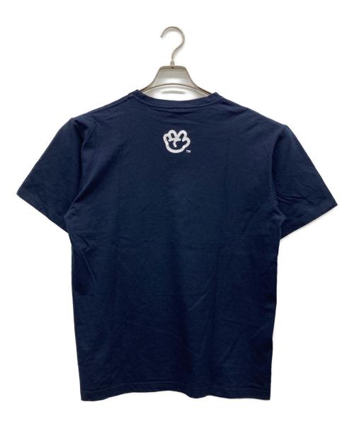 A BATHING APE（アベイシングエイプ）A BATHING APE (アベイシングエイプ) プリントTシャツ ネイビー サイズ:Mの古着・服飾アイテム