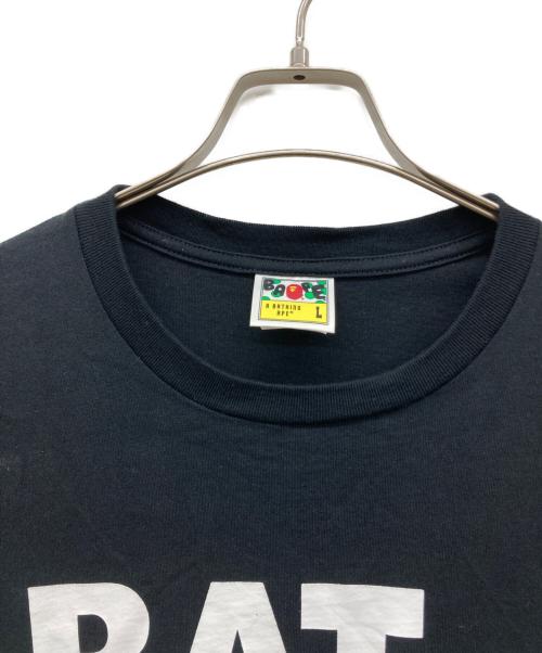 A BATHING APE（アベイシングエイプ）A BATHING APE (アベイシングエイプ) プリントTシャツ ブラック サイズ:Lの古着・服飾アイテム