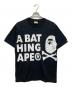 A BATHING APE（アベイシングエイプ）の古着「プリントTシャツ」｜ブラック