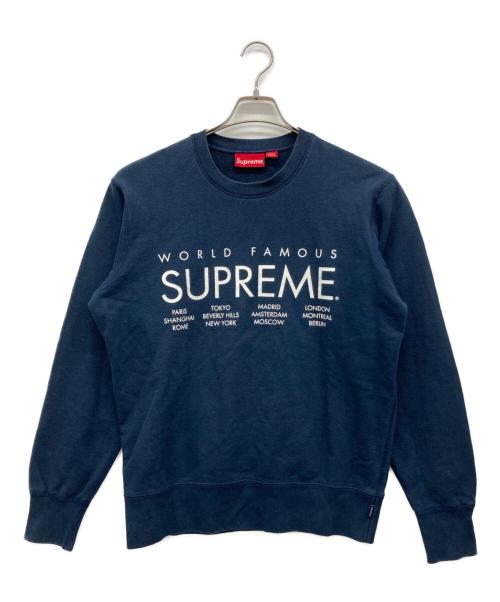 SUPREME（シュプリーム）Supreme (シュプリーム) International Crewneck ネイビー サイズ:Smallの古着・服飾アイテム