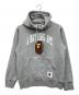 A BATHING APE（アベイシングエイプ）の古着「スウェットパーカー」｜グレー