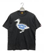 HUMAN MADEヒューマンメイド）の古着「グラフィックプリントTシャツ」｜ブラック