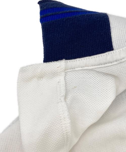 FRED PERRY（フレッドペリー）FRED PERRY (フレッドペリー) 刺繍ロゴポロシャツ ホワイト サイズ:Lの古着・服飾アイテム