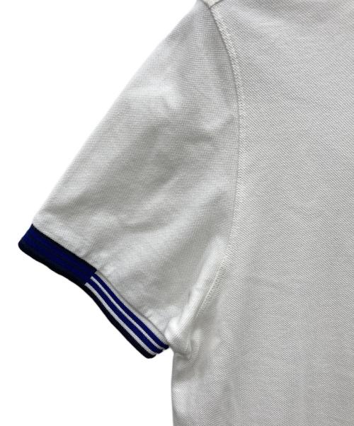 FRED PERRY（フレッドペリー）FRED PERRY (フレッドペリー) 刺繍ロゴポロシャツ ホワイト サイズ:Lの古着・服飾アイテム