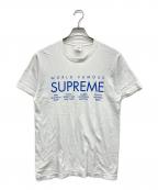 SUPREMEシュプリーム）の古着「WORLD FAMOUS Tシャツ」｜ホワイト