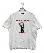 WASTED YOUTH×WHIMSYウェイステッドユース×ウィムジー）の古着「Whimsy Fist Tee」｜ホワイト