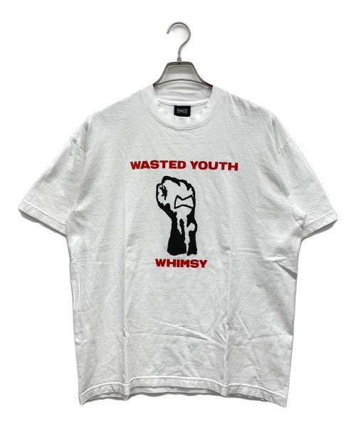 WASTED YOUTH（ウェイステッドユース）Wasted Youth (ウェイステッドユース) WHIMSY (ウィムジー) Whimsy Fist Tee ホワイト サイズ:Lの古着・服飾アイテム