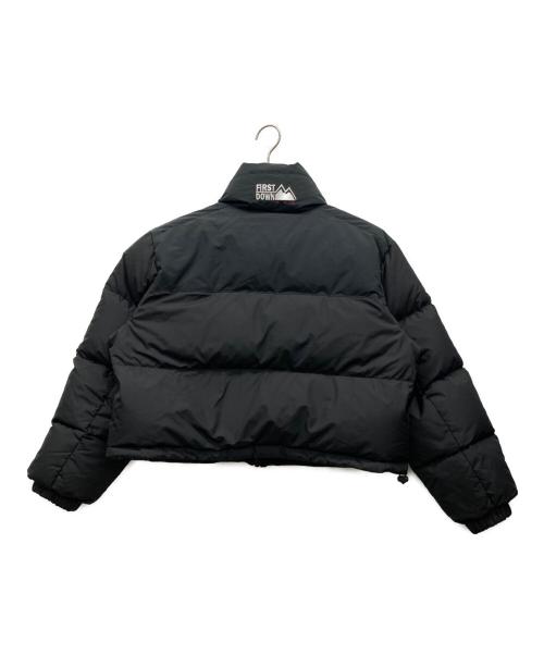 FIRST DOWN（ファーストダウン）FIRST DOWN (ファーストダウン) ショート バブルダウンジャケット ブラック サイズ:SMALLの古着・服飾アイテム