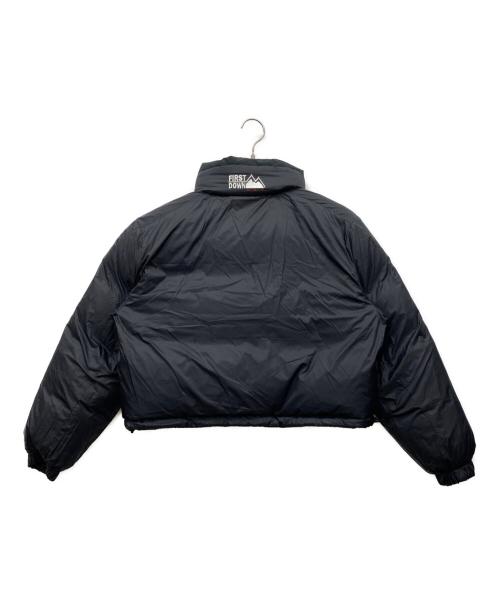 FIRST DOWN（ファーストダウン）FIRST DOWN (ファーストダウン) ショート バブルダウンジャケット ブラック サイズ:SMALLの古着・服飾アイテム