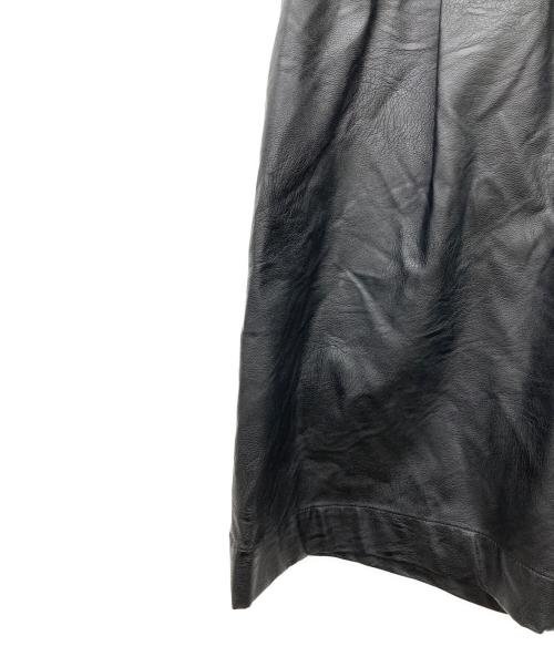 jejia（ジェジア）JEJIA (ジェジア) フェイクレザーハーフパンツ ブラック サイズ:38の古着・服飾アイテム
