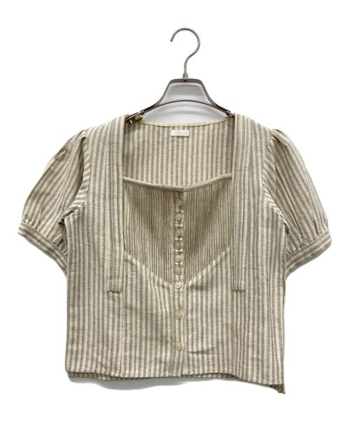 SEEALL（シーオール）SEEALL (シーオール) ブラウス ベージュ サイズ:38の古着・服飾アイテム