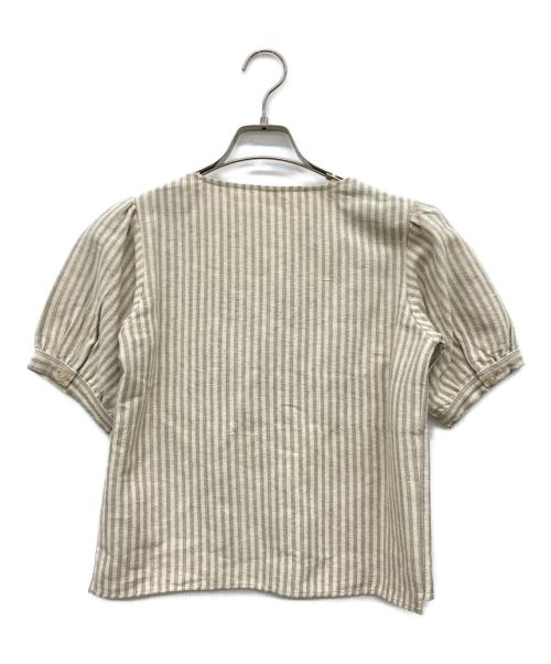 SEEALL（シーオール）SEEALL (シーオール) ブラウス ベージュ サイズ:38の古着・服飾アイテム