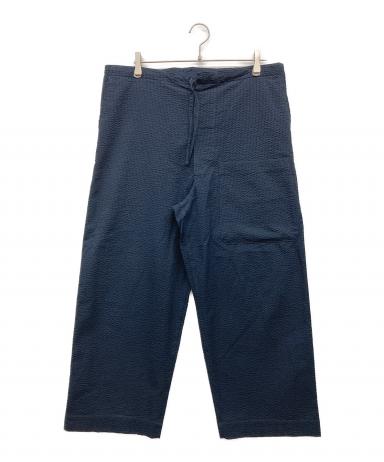 KAPTAIN SUNSHINE 青 ワイドショートパンツ サイズ34 中古・古着通販】KAPTAIN SUNSHINE (キャプテンサンシャイン) パンツ