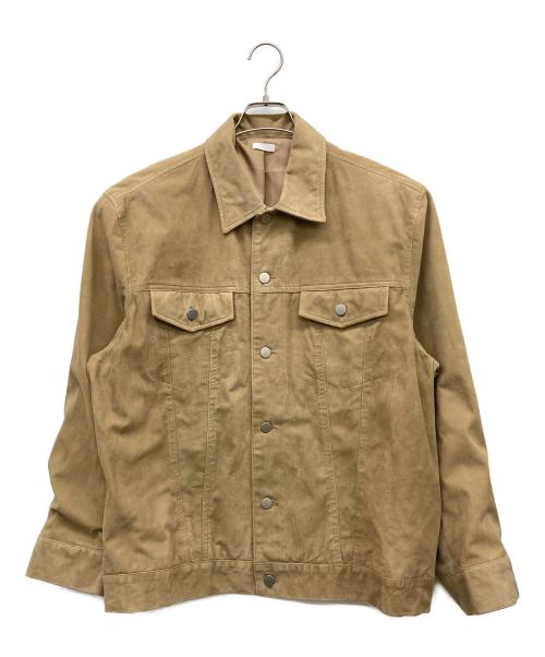 SEEALL（シーオール）SEEALL (シーオール) ゴートスキントラッカージャケット ベージュ サイズ:Freeの古着・服飾アイテム