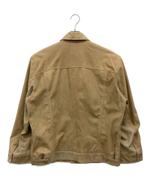 SEEALL（シーオール）SEEALL (シーオール) ゴートスキントラッカージャケット ベージュ サイズ:Freeの古着・服飾アイテム