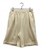 anukeアンヌーク）の古着「Embroidery Half Pants」｜ベージュ