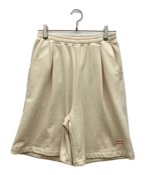 anuke（アンヌーク）anuke (アンヌーク) Embroidery Half Pants ベージュ サイズ:36の古着・服飾アイテム