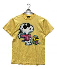 LOGOTEL（ロゴテル）の古着「プリントTシャツ」｜イエロー