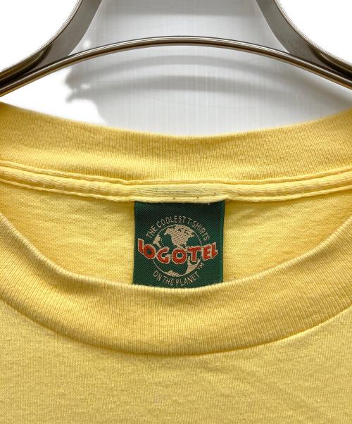 LOGOTEL（ロゴテル）LOGOTEL (ロゴテル) プリントTシャツ イエロー サイズ:Lの古着・服飾アイテム