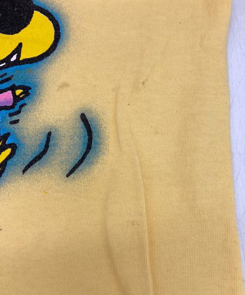 LOGOTEL（ロゴテル）LOGOTEL (ロゴテル) プリントTシャツ イエロー サイズ:Lの古着・服飾アイテム
