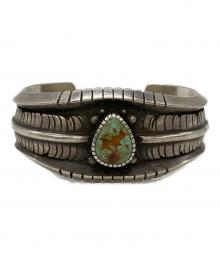INDIAN JEWELRY×BEAMS PLUS（インディアンジュエリー×ビームスプラス）の古着「ターコイズバングル」｜シルバー