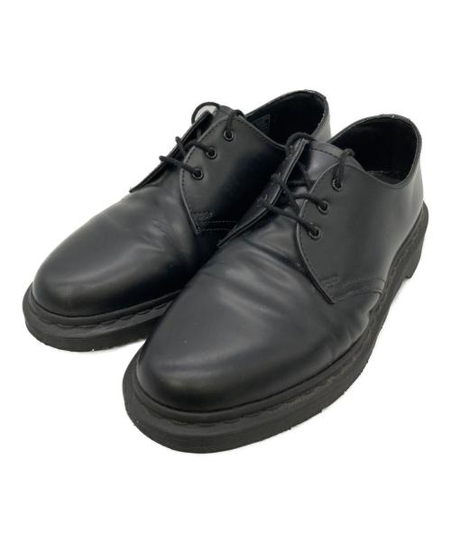 Dr.Martens（ドクターマーチン）Dr.Martens (ドクターマーチン) 3ホールレザーシューズ ブラック サイズ:UK8の古着・服飾アイテム