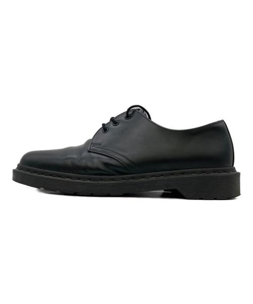 Dr.Martens（ドクターマーチン）Dr.Martens (ドクターマーチン) 3ホールレザーシューズ ブラック サイズ:UK8の古着・服飾アイテム
