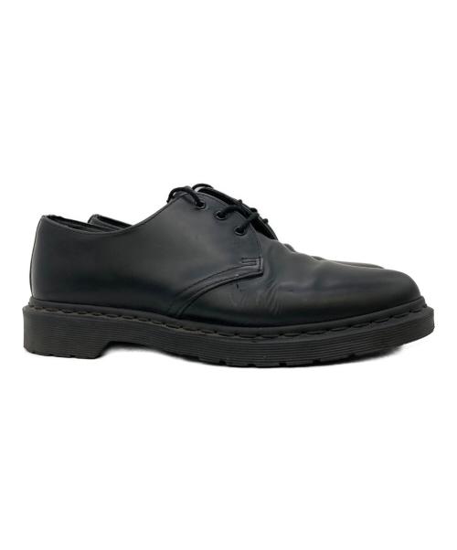Dr.Martens（ドクターマーチン）Dr.Martens (ドクターマーチン) 3ホールレザーシューズ ブラック サイズ:UK8の古着・服飾アイテム