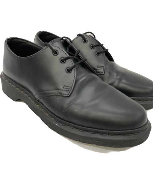 Dr.Martens（ドクターマーチン）Dr.Martens (ドクターマーチン) 3ホールレザーシューズ ブラック サイズ:UK8の古着・服飾アイテム