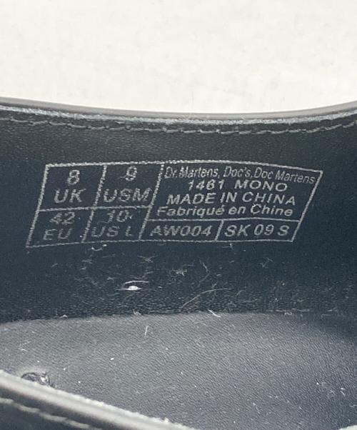 Dr.Martens（ドクターマーチン）Dr.Martens (ドクターマーチン) 3ホールレザーシューズ ブラック サイズ:UK8の古着・服飾アイテム