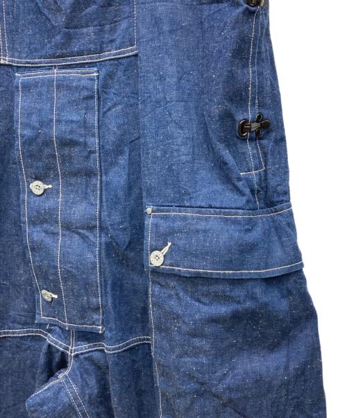 NIGEL CABOURN LYBRO（ナイジェルケーボン ライブロ）NIGEL CABOURN LYBRO (ナイジェルケーボン ライブロ) オーバーオール インディゴ サイズ:UNI 42-56の古着・服飾アイテム