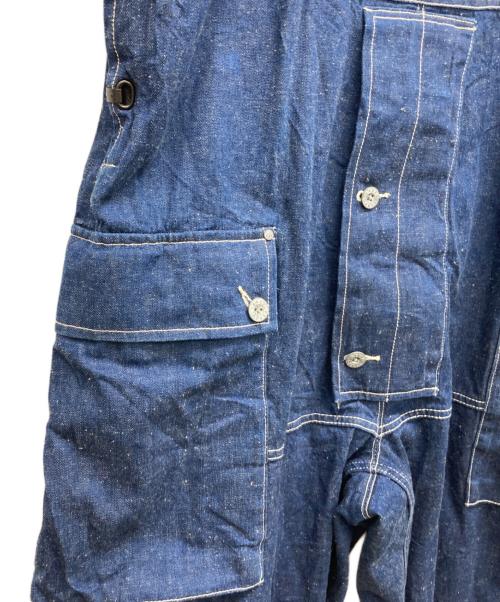 NIGEL CABOURN LYBRO（ナイジェルケーボン ライブロ）NIGEL CABOURN LYBRO (ナイジェルケーボン ライブロ) オーバーオール インディゴ サイズ:UNI 42-56の古着・服飾アイテム
