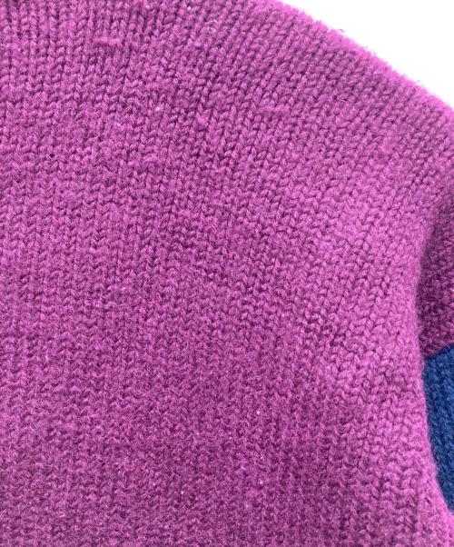 Eddie Bauer（エディーバウアー）Eddie Bauer (エディーバウアー) モックネック柄刺繍ニット マルチカラー サイズ:L/Gの古着・服飾アイテム