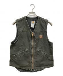 CarHartt（カーハート）の古着「ダックベスト」｜モスグリーン