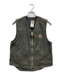 中古・古着通販】CarHartt (カーハート) 裏ボアダックベスト モス