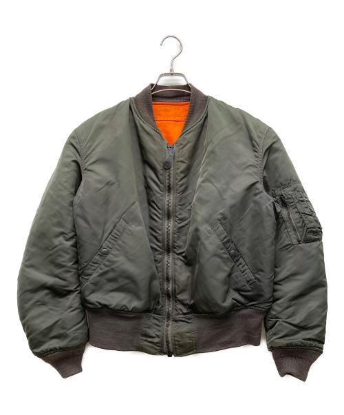 ALPHA（アルファ）ALPHA (アルファ) MA-1ジャケット カーキ サイズ:Ｍの古着・服飾アイテム