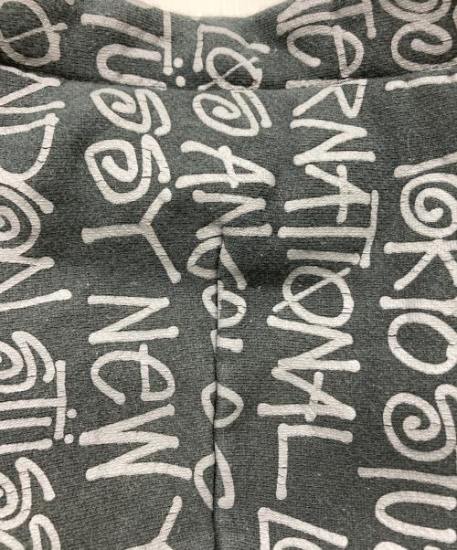 stussy（ステューシー）stussy (ステューシー) ショーンフォント総柄ロゴパーカー ブラック サイズ:MEDIUMの古着・服飾アイテム