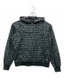 stussy（ステューシー）の古着「ショーンフォント総柄ロゴパーカー」｜ブラック