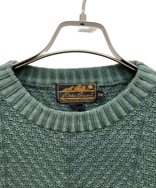Eddie Bauer（エディーバウアー）Eddie Bauer (エディーバウアー) コットンニット グリーン サイズ:S/Pの古着・服飾アイテム