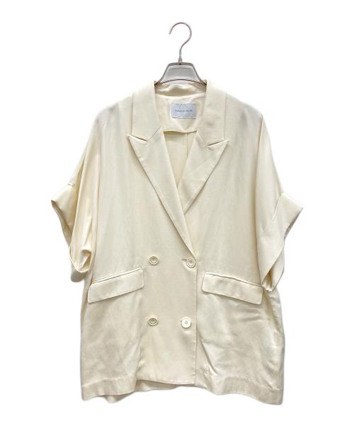 Adam et Rope（アダム エ ロペ）Adam et Rope (アダム エ ロペ) ショートスリーブシャツジャケット アイボリー サイズ:Fの古着・服飾アイテム