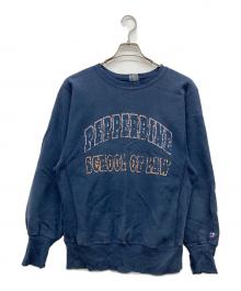 Champion（チャンピオン）の古着「リバースウィーブスウェット」｜ネイビー