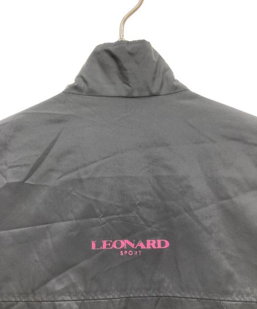 LEONARD SPORT（レオナール スポーツ）LEONARD SPORT (レオナール スポーツ) 花柄中綿リバーシブルベスト ブラック サイズ:LLの古着・服飾アイテム