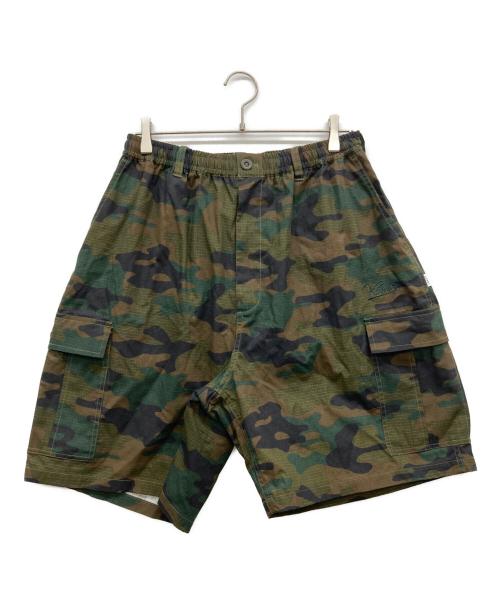 KEBOZ（ケボズ）KEBOZ (ケボズ) 迷彩柄ハーフカーゴパンツ カーキ サイズ:Lの古着・服飾アイテム