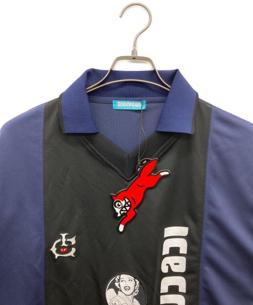 ICE CREAM（アイスクリーム）Ice Cream (アイスクリーム) Football Shirt ネイビー サイズ:Mの古着・服飾アイテム