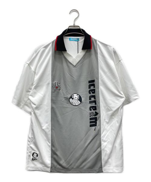 ICE CREAM（アイスクリーム）ICE CREAM (アイスクリーム) Football Shirt ホワイト サイズ:Lの古着・服飾アイテム